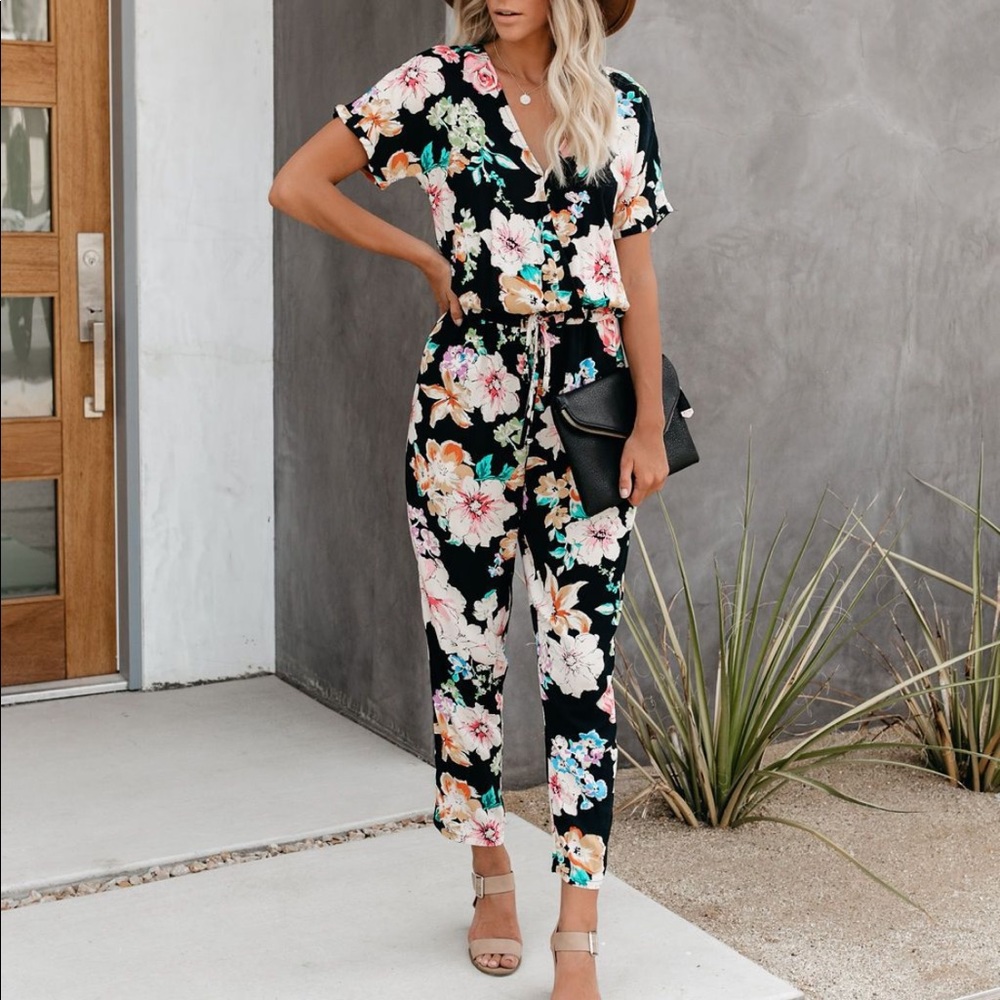 Vici Next Level Pocketed Jumpsuit - S